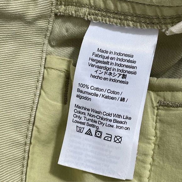 Madewell Relaxed Chino Pants in Pale Lichen Size 0‎ Cropped Trousers - Picture 7 of 8